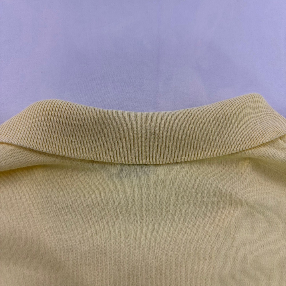 Vintage Polo Ralph Lauren Polo Shirt Mens Large Yellow USA Cotton Classic - Picture 7 of 11